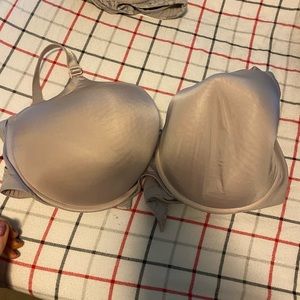 Tan full coverage bra